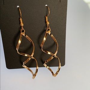 Gold earrings